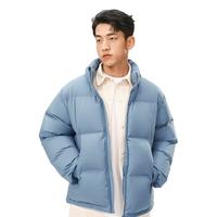 YANXUAN 网易严选 零压三防羽绒服无压小胖子休闲秋冬加厚保暖外套4071565 冰峰蓝 M
