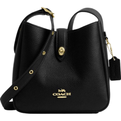 COACH 奥莱女士HADLEY迷你多功能斜挎包设计感单肩包通勤 IM/黑色