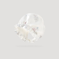 巴厘小猪婴儿帽子0到3个月夏季薄款新生儿囟门帽纯棉a类小月龄女宝宝胎帽 风铃草 45cm