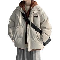 mianzhi 棉致 森马集团假两件连帽加厚棉服男士冬季棉袄羽面包绒服棉衣外套