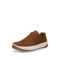 ECCO 爱步 Byway2.0 男士皮革运动跑步鞋 时尚百搭休闲鞋 Camel 9-9.5