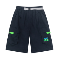 M.Latin/马拉丁童装儿童裤子24夏装男女童大童户外工装机能短裤 藏青 120cm