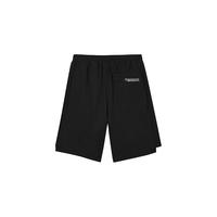 Skechers斯凯奇男女童针织短裤休闲舒适夏季儿童运动五分裤P224K043 碳黑/0018 160