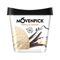 莫凡彼（Movenpick）500ml瑞士冰淇淋薄荷巧克力香草莓味冰激凌朗姆咖啡雪糕冷饮 500ml香草布朗尼味