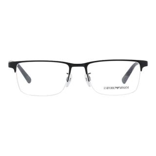 Emporio Armani阿玛尼眼镜框男士半框商务休闲轻Armani光学眼镜架AX1038 0EA1085D-3001磨砂黑