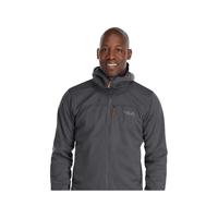 Rab 睿坡 Scimitar男士GORE-TEX防风防泼水保暖软壳衣 QWS-64 灰色 S