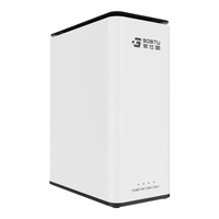 索仕图（SOSTU）NAS私有云N990四核双盘家庭存储AI个人云共享随身WiFi手机平板PC扩容硬盘相册备份 【人气】N990-星空白-空盘版