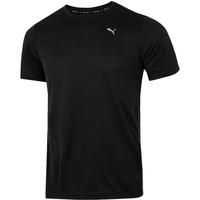 PUMA彪马黑色半袖T恤男士衣2024夏季运动服快干短袖