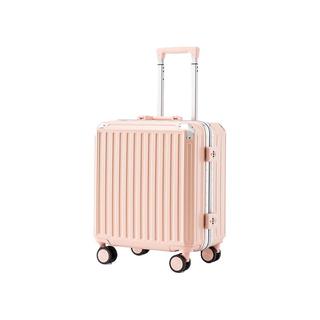铝框行李箱女18寸登机拉杆箱男20寸小型轻便短途旅行迷你密码箱子