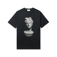 IT Aries男装宽松短袖T恤复古文艺石膏像图案装饰半袖UA15XMM
