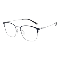 夏蒙(Charmant)眼镜框男款框近视眼镜架GA38212 NV+依视路爱赞全晰膜御1.60镜片 依视路爱赞全晰膜御1.60/-600度 NV蓝色