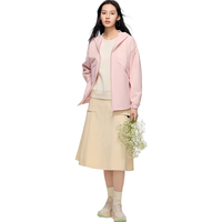 ANTA安踏水壳LT冲锋衣|大地之壳轻质女防水户外登山外套 【水壳LT】刚柔粉-3 2XL(女180)