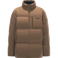 坦博尔羽绒服男短款立领山系宽松男士外套TA233355 浅茶褐 180/96A