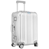 越甲/ALLOY+智能旅行箱 男女通用万向轮 APP智能定位追踪防丢拉杆箱铝镁合金登机箱 太空银21英寸