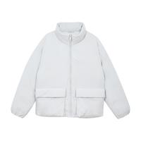 杰克·琼斯(JACK&JONES)冬季男装潮流鸭绒羽绒服休闲印花时尚保暖立领男士上衣外套 淡蓝色-A41 190/108A/XXL