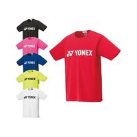 YONEX尤尼克斯 运动T恤 羽毛球短袖 防紫外线吸汗速干抗静电 ynx-16501 黑色 007 L