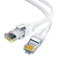 山泽白色网线千兆家用超六类6五5类10米网络宽带路由器电脑连接线