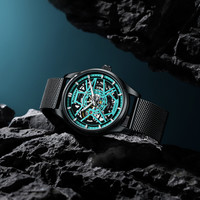 Dickies机械手表男款男士镂空全自动潮流机械表