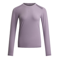 安德玛（UNDERARMOUR）Cool Mesh女子修身训练运动长袖T恤6010169 紫色550 M