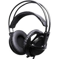 steelseries 赛睿 西伯利亚 v2 耳罩式头戴式有线耳机 黑色 USB口