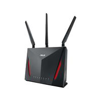 ASUS 华硕 RT-AC86U 双频2900M 家用千兆Mesh无线路由器 Wi-Fi 5 单个装 黑色