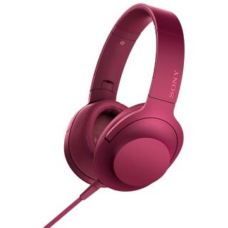 SONY 索尼 MDR-100AAP 耳罩式头戴式有线耳机 波尔多红 3.5mm