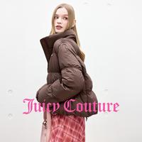 JUICY COUTURE 【90白鸭绒】橘滋羽绒服女2025年冬季保暖外套雪松灰韵