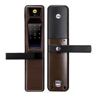 Yale 耶鲁 YDM7111 指纹智能电子锁 棕色