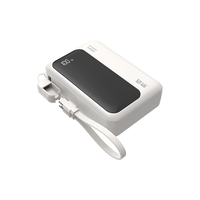 京选 京东自有品牌3c认证可上飞机35W自带线充电宝白20000毫安时电源适用户外苹果小米华为荣耀兼容30W