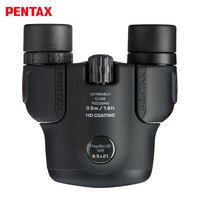 PENTAX宾得三代虫虫镜防水微距双筒望远镜博物馆话剧演唱会高清成人儿童 Papilio III 8.5x21WR黑+手机夹