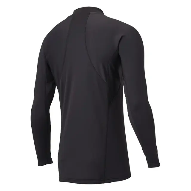 迪桑特加绒长袖上衣保暖打底衫速干运动卫衣男士棒球服STD658B 日版 ROY [宝蓝色] 3XL (日码XA)