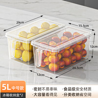 冰箱收纳盒食品级保鲜盒厨房蔬菜饺子整理冷冻鸡蛋储物盒