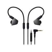audio-technica 铁三角 ATH-LS70is 入耳式挂耳式动圈有线耳机 灰色 3.5mm