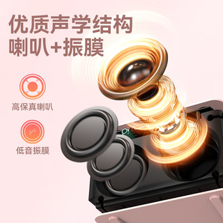 山水（SANSUI）D76动态歌词显示视频户外k歌麦克风音响一体式无线话筒唱歌家庭ktv音响儿童 白色 变声音效｜4.3寸屏 白