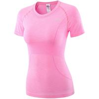  ALPINT MOUNTAIN瑜伽服运动短袖T恤跑步服上装快干健身上衣 650-910 玫红 M