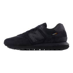 new balance 秋季男女同款情侣厚底轻便黑色运动休闲鞋574LG系列U574LGMT 42.5