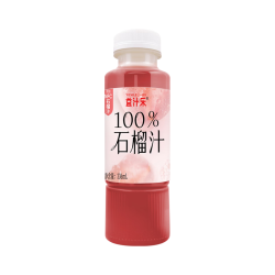 悦动力 益汁乐100%果汁每日鲜榨石榴汁 336ml*10瓶