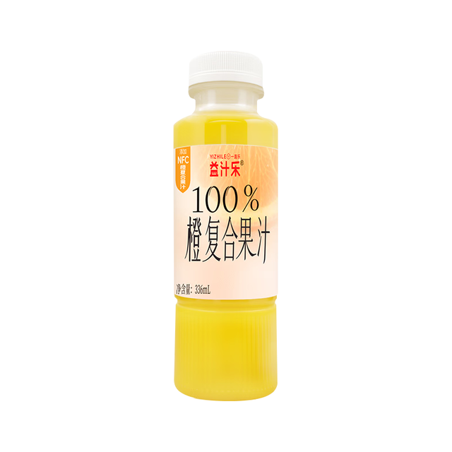 悦动力 益汁乐 100%果汁 每日鲜榨橙汁 336ml*10瓶