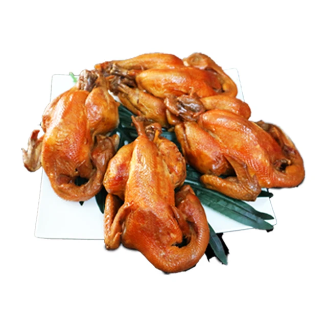刘美烧鸡系列之风味小烧鸡纸包鸡熟食熏鸡四只装500g只顺丰包邮
