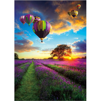 御贡坊1000片木质拼图成人高难度创意潮diy男女孩儿童玩具 普罗旺斯竖款 椴木拼图4000片分区版