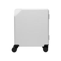 alloy My Way系列商务出行拉杆箱拉杆箱男女通用磨砂行李箱万向轮 20英寸影灰（方版铝框）