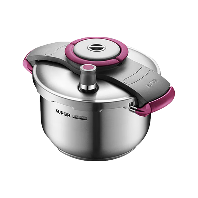 苏泊尔 压力快锅304不锈钢单手轻松开盖加厚防爆燃气电磁炉通用悦提系列