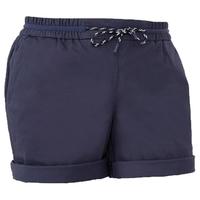 DECATHLON 迪卡侬 官方旗舰店休闲耐磨舒适运动短裤女春夏季松紧宽松大码帆船