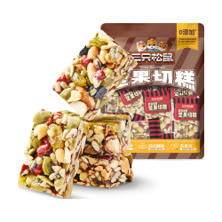 三只松鼠 坚果切糕500g 新疆风味饼干蛋糕中式点心休闲零食品办公室早餐