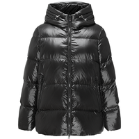 NAVIGARE 【加厚保暖】意大利小帆船秋冬简约面包服女士连帽短装羽绒服外套