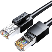 绿联六类网线 CAT6类千兆八芯双绞跳线8芯 电脑宽带家用工程装修电脑宽带监控网线 六类屏蔽圆线【工程屏蔽款】 1米