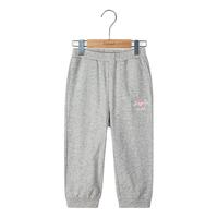 水孩儿品牌童装男童短裤夏装新款儿童短裤女童简约七分裤 SHPGD13CE855 中花灰-字母 130