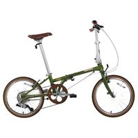 Dahon大行20英寸铬钼钢10变速折叠自行车成人男女复古单车D10