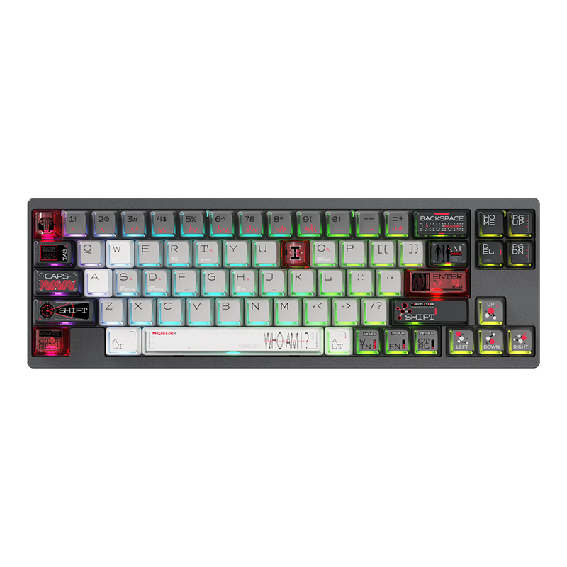  JAMES DONKEY/贝戋马户 8k回报率 机械键盘+核动力键帽+金龙轴  深空灰 RGB