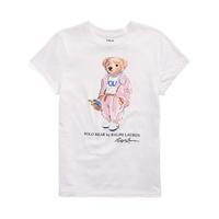 拉夫劳伦RALPH LAUREN 拉尔夫·劳伦 女士圆领短袖T恤 WMPOKNINCU20064 白色 XS